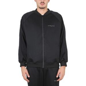 IH NOM UH NIT Men's Full-Zip Raglan Sleeve Bomber Jacket Men BLACK Suits